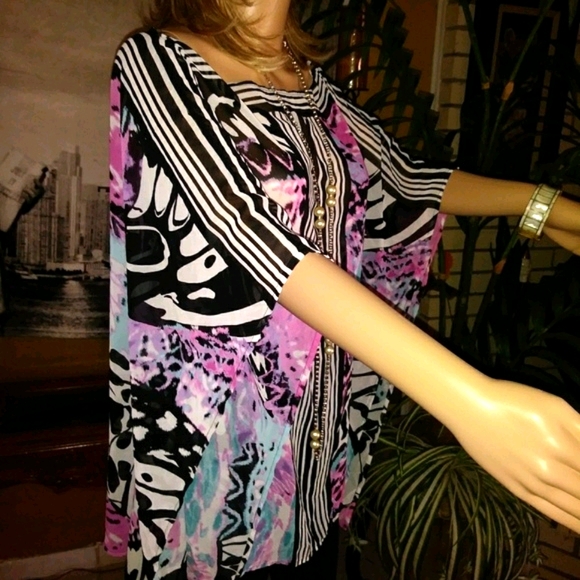 Poncho blouse - Picture 5 of 8